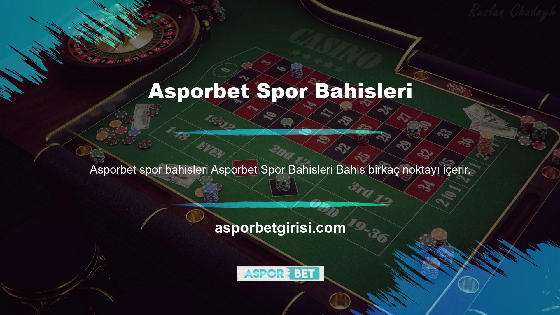 Bütün bahis siteleri arasında Asporbet sitesi en fazla oyunu sunar