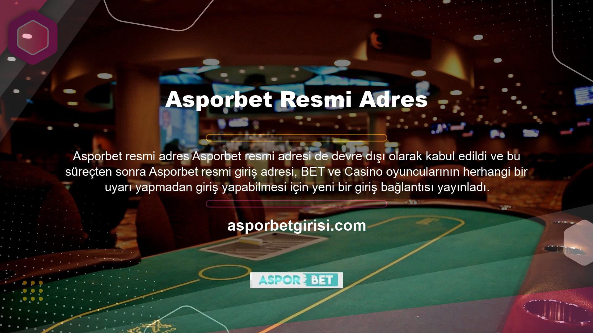 Üyelerimizle premium bir platform olarak paylaştığımız Asporbet yatırım ve geri çekilmede para kaybetmenize izin vermeyecek nadir sitelerden biridir